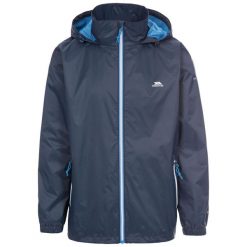 Męska Kurtka Wodoodporna Briar. Niebieskie kurtki męskie Trespass, m, bez wzorów, z materiału, wakacyjne, z kapturem. Za 237.99 zł.