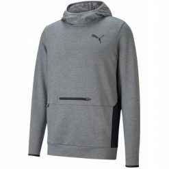 Męska Bluza Z Kapturem Rtg. Szare bluzy męskie Puma, m, bez wzorów, bez ramiączek, z kapturem. Za 198.99 zł.