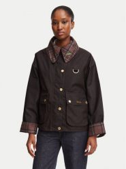Barbour Kurtka przejściowa Spey LWX1581RU91 Brązowy ciemny Regular Fit. Brązowe kurtki damskie Barbour, bez wzorów, z bawełny, bez kaptura. Za 1,869.00 zł.