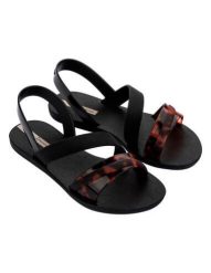Buty sandały damskie Ipanema Vibrant Sandal Fem. Czarne sandały damskie Ipanema, bez wzorów, z materiału, bez obcasa, bez zapięcia. Za 97.99 zł.