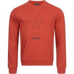 Męska bawełniana bluza Jeep® z okrągłym dekoltem. Bluzy sportowe męskie Jeep, m, bez wzorów, z bawełny, bez kaptura. Za 207.99 zł.