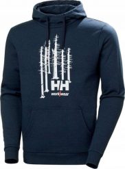 Helly Hansen Bluza Helly Hansen Graphic Hoodie Navy Melange. Niebieskie bluzy męskie Helly Hansen, m, bez wzorów, bez ramiączek, bez kaptura. Za 278.10 zł.
