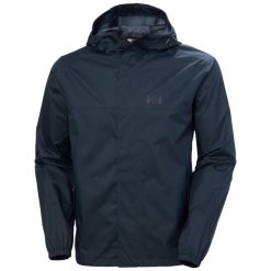 Kurtka wodoodporna Helly Hansen Vancouver. Niebieskie kurtki męskie Helly Hansen, bez wzorów, sportowe, bez kaptura. W wyprzedaży za 492.50 zł.