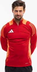 Adidas Bluza męska adidas Tiro 24 Competition Training Top czerwona IS1644 L. Czerwone bluzy męskie Adidas, l, bez wzorów, bez ramiączek, bez kaptura. Za 186.20 zł.