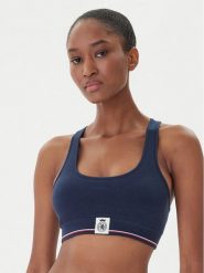 Tommy Hilfiger Biustonosz top UW0UW06061 Granatowy. Niebieskie topy damskie Tommy Hilfiger, xs, bez wzorów, z bawełny, bez kołnierzyka, bez ramiączek. Za 179.99 zł.