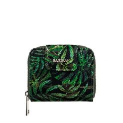 Skórzany portfel damski BajuBaj z naturalnej skóry licowej PD1023s161 RFID. Zielone portfele damskie ze skóry. Za 148.20 zł.