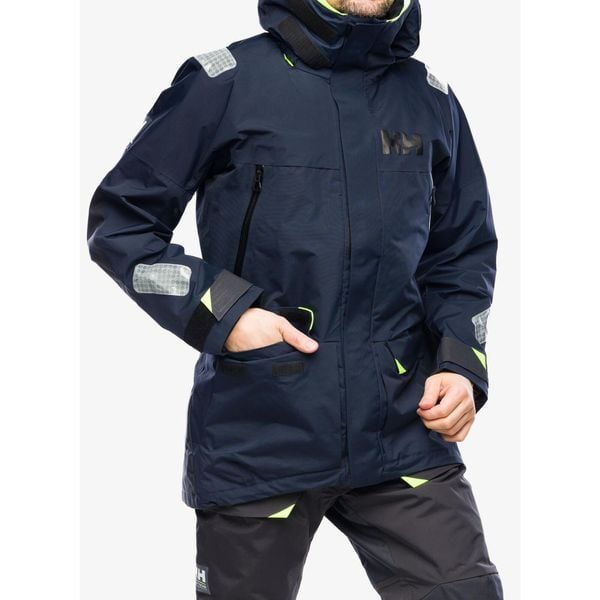 Wodoodporna kurtka z dużym Helly Hansen Skagen. Niebieskie kurtki męskie Helly Hansen, xl, bez wzorów, sportowe, bez kaptura. Za 1,399.00 zł.