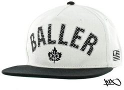 Czapka snapback 8527 K1x Baller 100% bawełna, One Size. Białe czapki damskie K1X, bez wzorów, z bawełny, sportowe. Za 178.99 zł.
