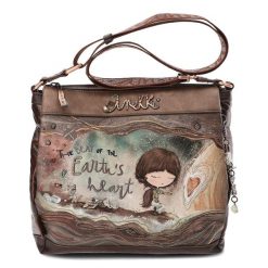 Brązowa Torebka Anekke Elegancka Listonoszka Damska. Brązowe listonoszki damskie Anekke, z aplikacjami, z materiału, zdobione, bez dodatków. Za 369.00 zł.