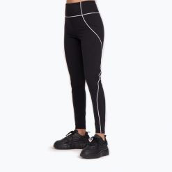 Legginsy treningowe damskie Cardio Bunny HCB-125. Czarne legginsy damskie Cardio Bunny, bez wzorów, z dzianiny. Za 62.99 zł.