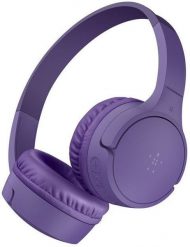 Belkin SoundForm Mini Zestaw słuchawkowy Przewodowy i Bezprzewodowy Opaska na głowę Połączenia/muzyka Bluetooth Fioletowy. Fioletowe słuchawki bezprzewodowe Belkin. Za 147.13 zł.