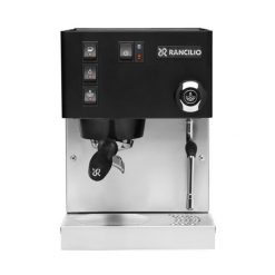 Rancilio - Silvia E - Ekspres kolbowy czarny (outlet). Czarne ekspresy ciśnieniowe Rancilio. W wyprzedaży za 3,399.15 zł.