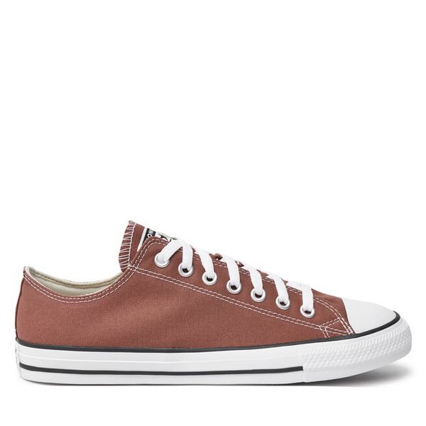 Trampki Converse. Brązowe trampki i tenisówki damskie Converse, bez wzorów, bez zapięcia. Za 209.99 zł.