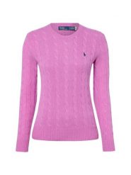Polo Ralph Lauren Sweter z zawartością kaszmiru Kobiety Kaszmir wyrazisty róż, M. Czerwone swetry nierozpinane damskie Polo Ralph Lauren, m, bez wzorów, z dzianiny, bez kołnierzyka, bez ramiączek. Za 1,199.95 zł.