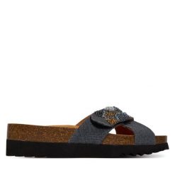 Klapki Scholl. Szare klapki damskie Scholl, bez wzorów, bez obcasa, bez zapięcia. Za 505.99 zł.