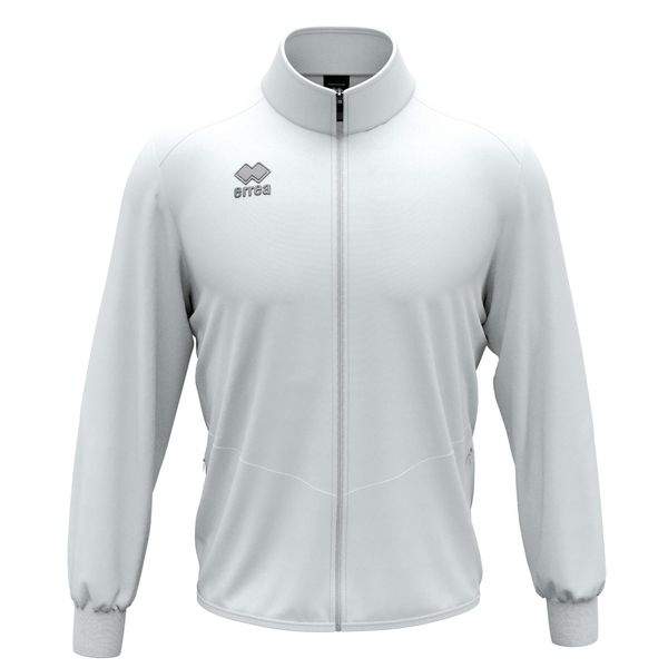 Kurtka Errea kurt. Białe bluzy męskie ERREA, m, bez wzorów, z dresówki, bez ramiączek, bez kaptura, na fitness i siłownię. Za 186.99 zł.