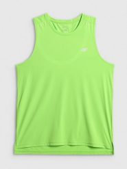 4F Koszulka do biegania regular szybkoschnąca męska - zielona S. Zielone t-shirty męskie 4F, m, bez wzorów, z materiału, bez kołnierzyka, bez ramiączek. Za 119.99 zł.