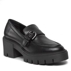 Półbuty Stuart Weitzman. Czarne półbuty damskie Stuart Weitzman, bez wzorów, bez obcasa, na obcasie, bez zapięcia. Za 2,219.00 zł.