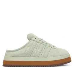 Śniegowce adidas. Zielone śniegowce damskie Adidas, bez zapięcia. Za 569.99 zł.