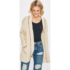 Pepe Jeans - Sweter. Białe kardigany damskie Pepe Jeans, l, bez wzorów, z bawełny, bez kołnierzyka. W wyprzedaży za 269.90 zł.
