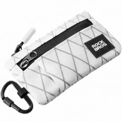 Portfel rowerowy na karty klucz z karabińczkiem Rockbros L002. Białe portfele męskie ROCKBROS, bez wzorów. Za 49.90 zł.