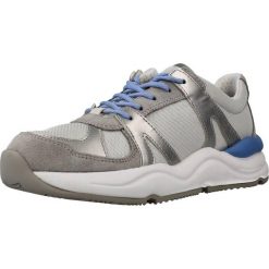 Buty GEOX D TOPAZIO A Szary. Szare obuwie trekkingowe damskie Geox, ze skóry, bez zapięcia. Za 290.99 zł.