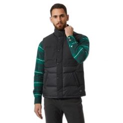 Kurtka puchowa Helly Hansen Isfjord. Brązowe kurtki męskie Helly Hansen, m, bez wzorów, z puchu, bez kaptura. Za 807.00 zł.