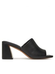 Aldo Klapki Meshka 13768257 Czarny. Czarne klapki damskie Aldo, bez wzorów, ze skóry, bez obcasa, bez zapięcia. Za 289.99 zł.