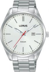 Zegarek Lorus męski RH917QX9 stalowy wodoszczelny . Szare zegarki męskie Lorus, bez wzorów, ze stali. Za 391.84 zł.
