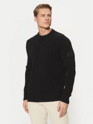 Stone Island Sweter 8115527FA Czarny Regular Fit. Czarne swetry męskie Stone Island, m, bez wzorów, z wełny, bez kołnierzyka, bez ramiączek. Za 1,599.00 zł.