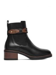 Lasocki Botki CEO-RST-6372-01 Czarny. Czarne botki damskie Lasocki, bez wzorów, ze skóry, bez obcasa, na płaskiej podeszwie, bez zapięcia. Za 279.99 zł.