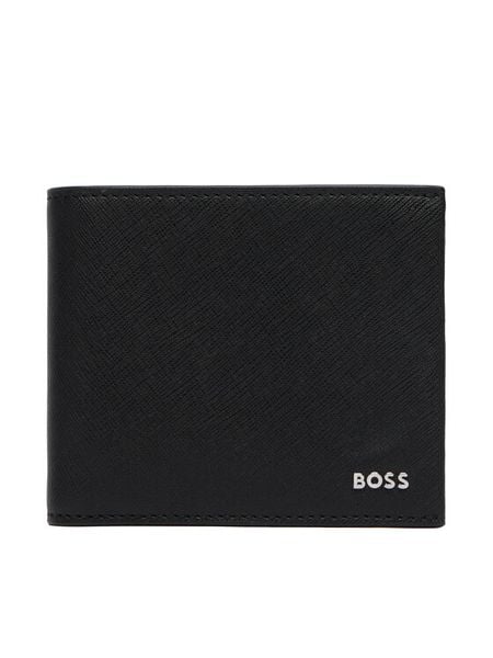 BOSS Portfel 50568387 Czarny. Czarne portfele męskie Boss, bez wzorów, ze skóry. Za 449.99 zł.
