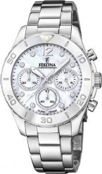 Zegarek Festina Zegarek damski Festina F20603-1 CYRKONIE srebrny. Szare zegarki damskie Festina, srebrne. Za 628.00 zł.
