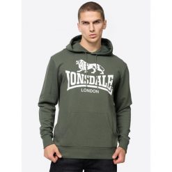 Bluza z kapturem Lonsdale Sherborne. Białe bluzy męskie Lonsdale, m, bez wzorów, z kapturem. Za 250.50 zł.