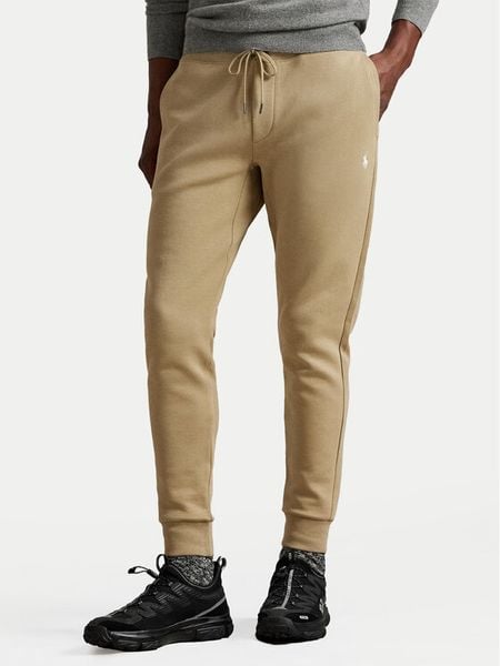 Polo Ralph Lauren Spodnie dresowe 710881518082 Beżowy Regular Fit. Brązowe spodnie sportowe męskie Polo Ralph Lauren, m, bez wzorów, z bawełny. Za 629.99 zł.