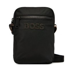 Saszetka BOSS. Czarne saszetki i nerki męskie Boss, bez wzorów. Za 399.99 zł.