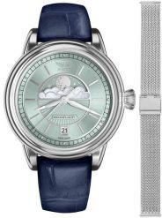 Zegarek damski Aviator V.1.33.0.261.4.BLM-SET srebrny. Szare zegarki damskie AVIATOR, srebrne. Za 3,116.57 zł.