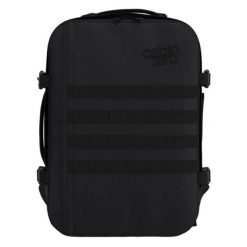 Plecak torba podręczna CabinZero Military 28 L CZ19. Czarne plecaki męskie CABINZERO, bez wzorów, z materiału. Za 369.99 zł.