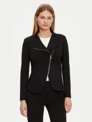 Rinascimento Marynarka CFC0122737003 Czarny Regular Fit. Czarne marynarki i żakiety damskie Rinascimento, bez wzorów, z syntetyku, bez kołnierzyka, bez ramiączek. Za 289.99 zł.