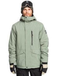 Kurtka śnieżna dla Mężczyzn MISSION SOLID. Niebieskie kurtki sportowe męskie Quiksilver, m, bez wzorów, z materiału, bez kaptura, narciarskie. Za 979.00 zł.