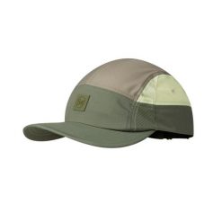 Czapka 5-panelowa Buff Go Domus. Zielone czapki damskie Buff, bez wzorów, z materiału, sportowe. Za 158.29 zł.