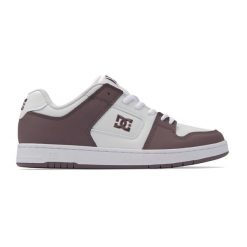 Buty męskie DC Manteca 4. Białe buty zimowe męskie DC Shoes, bez wzorów, bez obcasa, bez zapięcia. Za 269.99 zł.