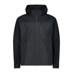 Kurtka przeciwdeszczowa męska CMP Muse Jacket Fix Hood. Szare kurtki męskie CMP, l, bez wzorów, z materiału, bez kaptura. Za 384.99 zł.