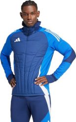 Bluza męska adidas Tiro 24 Competition Winterized niebieska IY0120 S. Niebieskie bluzy męskie Adidas, m, bez wzorów, bez ramiączek, bez kaptura. Za 452.34 zł.