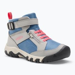 Buty turystyczne juniorskie KEEN Targhee Boundless. Niebieskie buty zimowe męskie Keen, bez zapięcia. Za 269.99 zł.