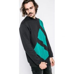 Adidas Originals - Bluza Eqt Block Crew. Czarne bluzy męskie adidas Originals, m, bez wzorów, z bawełny, bez ramiączek, bez kaptura. W wyprzedaży za 229.90 zł.