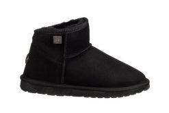 Śniegowce Emu Platinum Slim Darling Black 119199, Czarny, Skóra naturalna - 41. Brązowe śniegowce damskie EMU, ze skóry, bez zapięcia. W wyprzedaży za 494.10 zł.