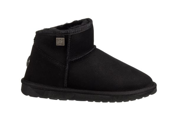 Śniegowce Emu Platinum Slim Darling Black 119199, Czarny, Skóra naturalna - 41. Brązowe śniegowce damskie EMU, ze skóry, bez zapięcia. W wyprzedaży za 494.10 zł.