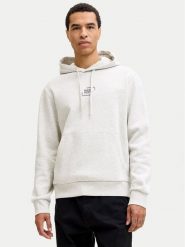 Jack & Jones Bluza Corp 12268422 Biały Regular Fit. Białe bluzy męskie Jack & Jones, l, bez wzorów, z syntetyku, bez ramiączek, bez kaptura. Za 159.99 zł.