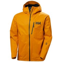 Kurtka turystyczna Helly Hansen Odin Infinity Minimalist. Brązowe kurtki męskie Helly Hansen, na lato, l, bez wzorów, z elastanu, klasyczne, bez kaptura. Za 1,497.50 zł.